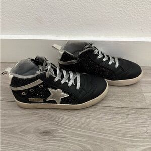 Starry Black and Silver girls Sneakers